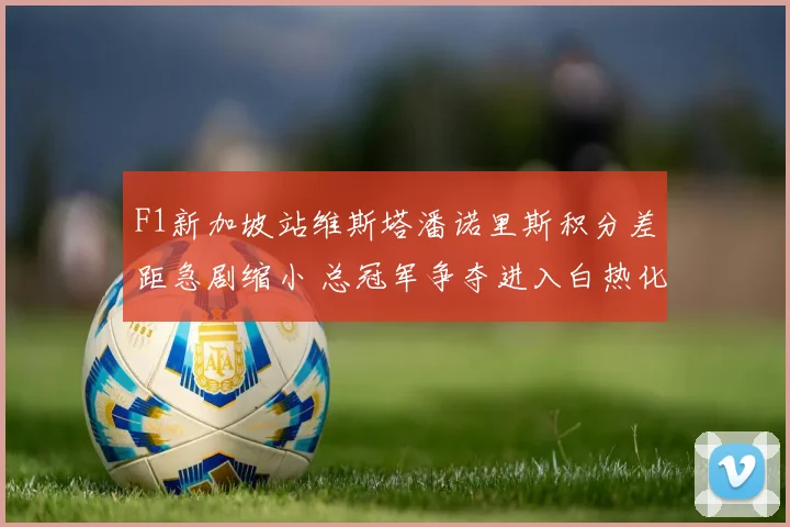 F1新加坡站维斯塔潘诺里斯积分差距急剧缩小 总冠军争夺进入白热化阶段